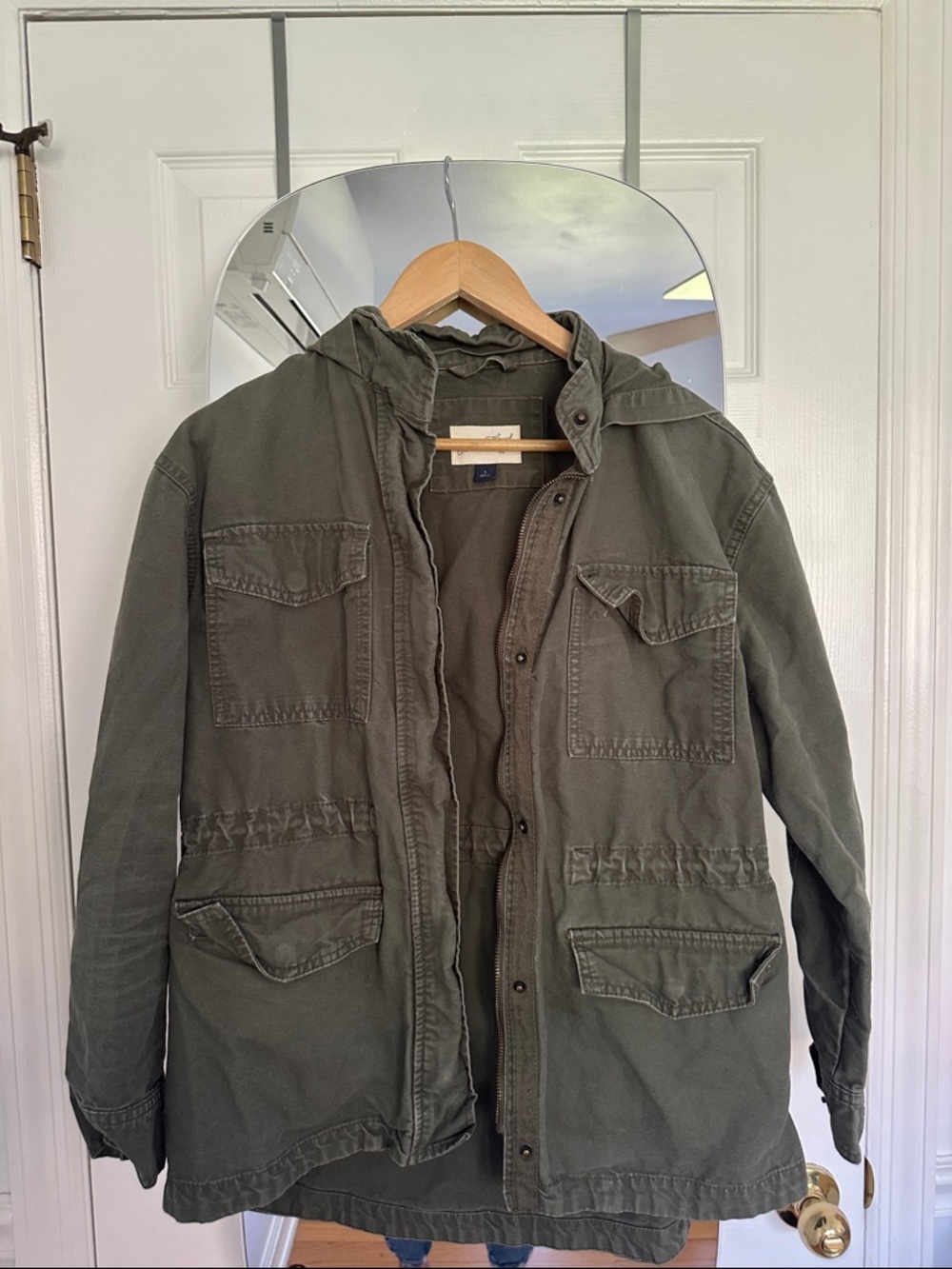 Universal Thread Olive Hooded Field Jacket